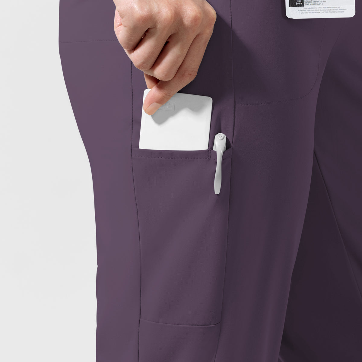 Set de Blusa Médica con Cuello Redondo y Pantalón Ajustado - Marca Wink