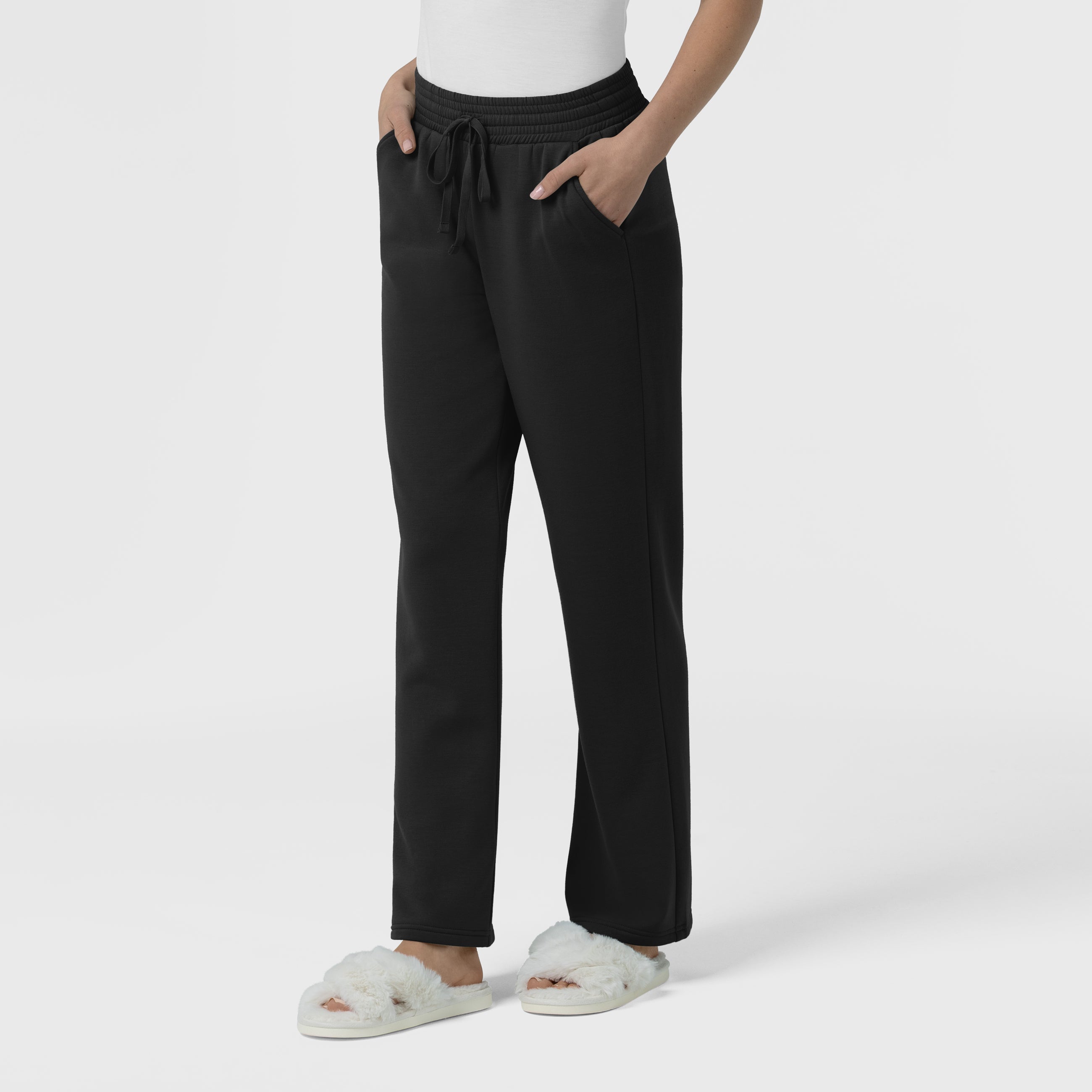Set de Polo de Felpa y Pantalón de Felpa de Pierna Ancha - Marca Wink