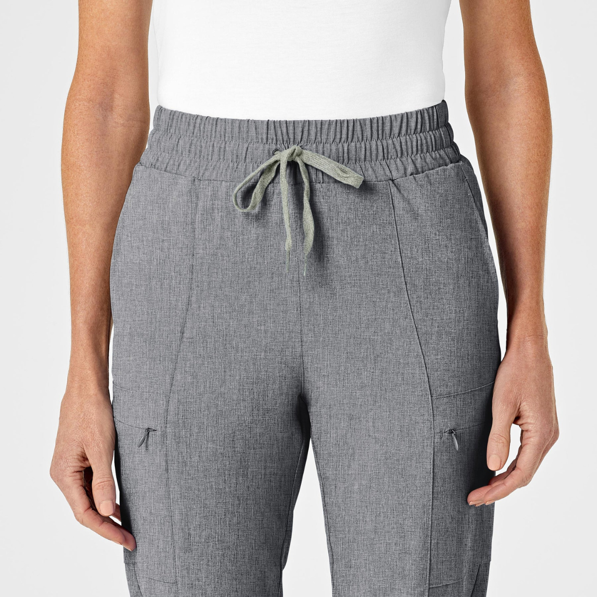Pantalón Médico tipo cargo con cintura alta y corte estrecho para mujer | Marca Wink