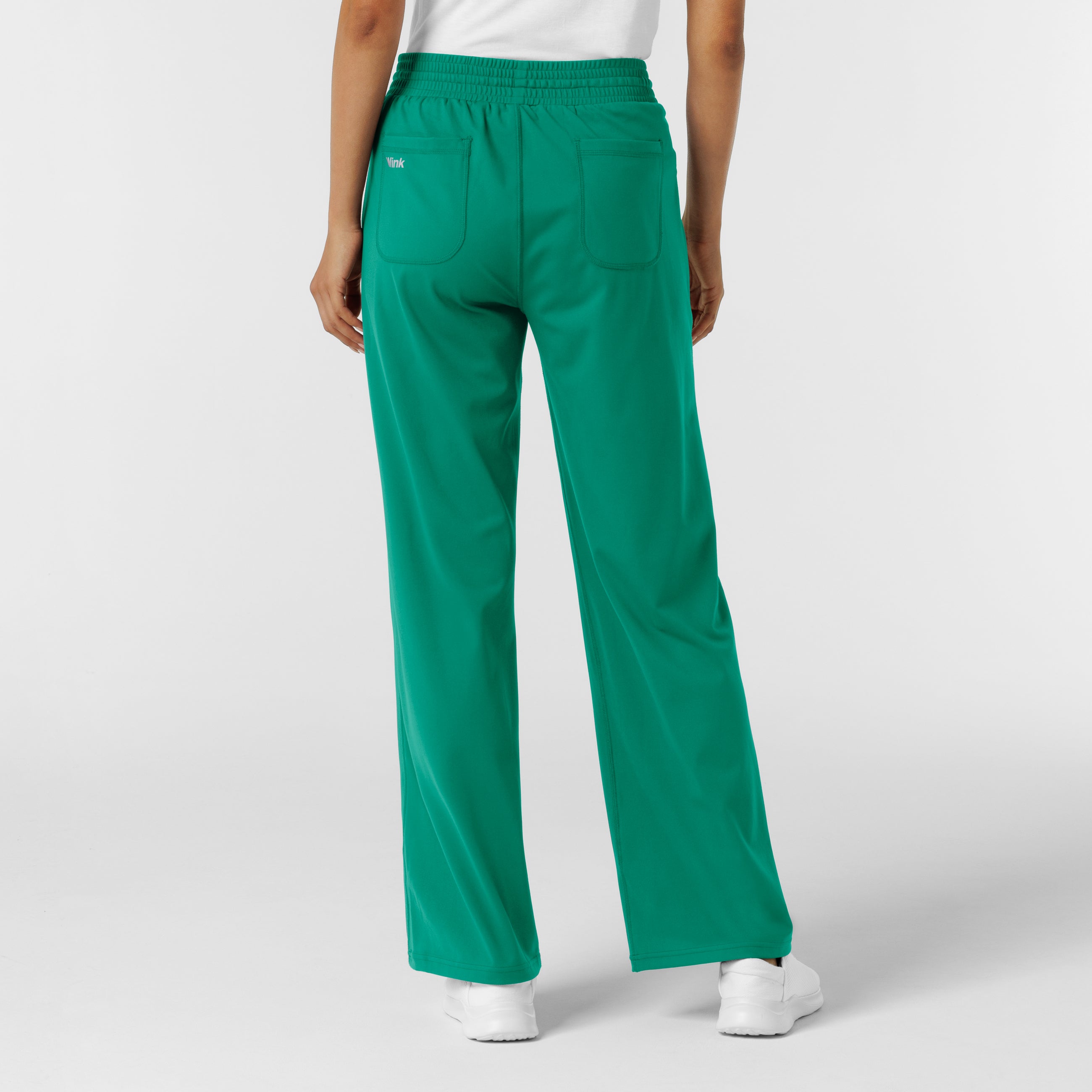 Set de Blusa Médica de Manga Corta con Media Cremallera y Pantalón de Punto Corte Regular - Marca Wink