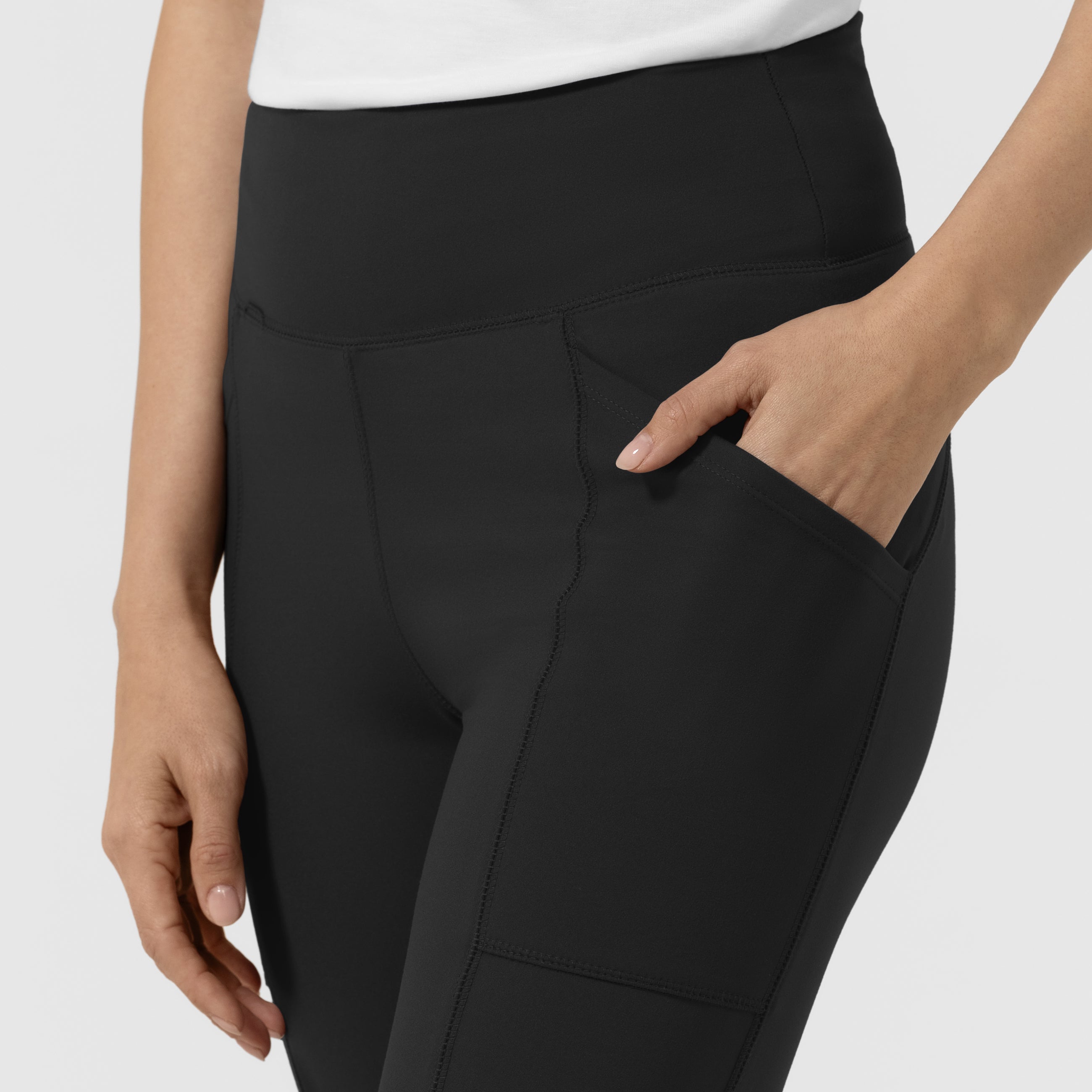 Set de Blusa Médica de Manga Corta con Media Cremallera y Pantalón Corte Recto - Marca Wink