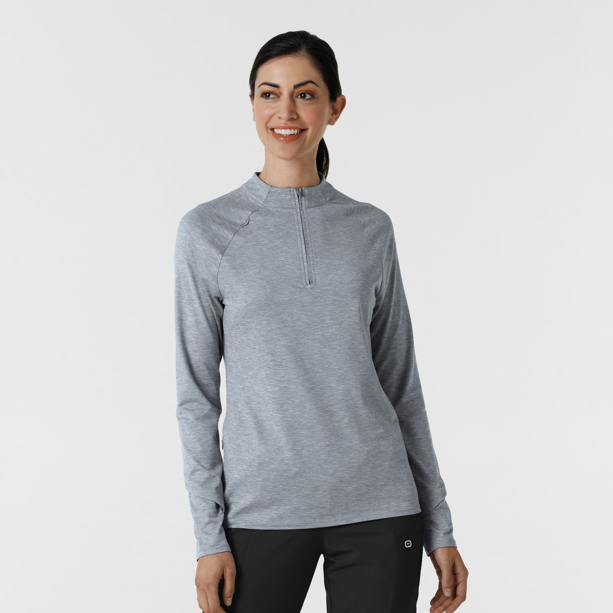 Sudadera Médica ligera con ventana para reloj  y cierre de cremallera para mujer | Marca Wink