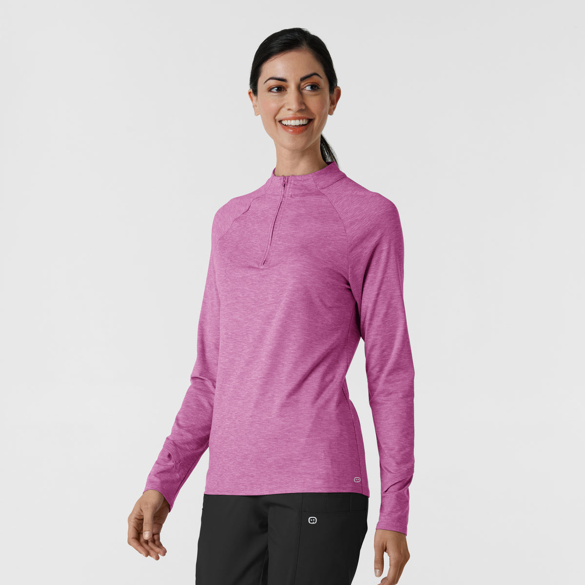 Sudadera Médica ligera con ventana para reloj  y cierre de cremallera para mujer | Marca Wink