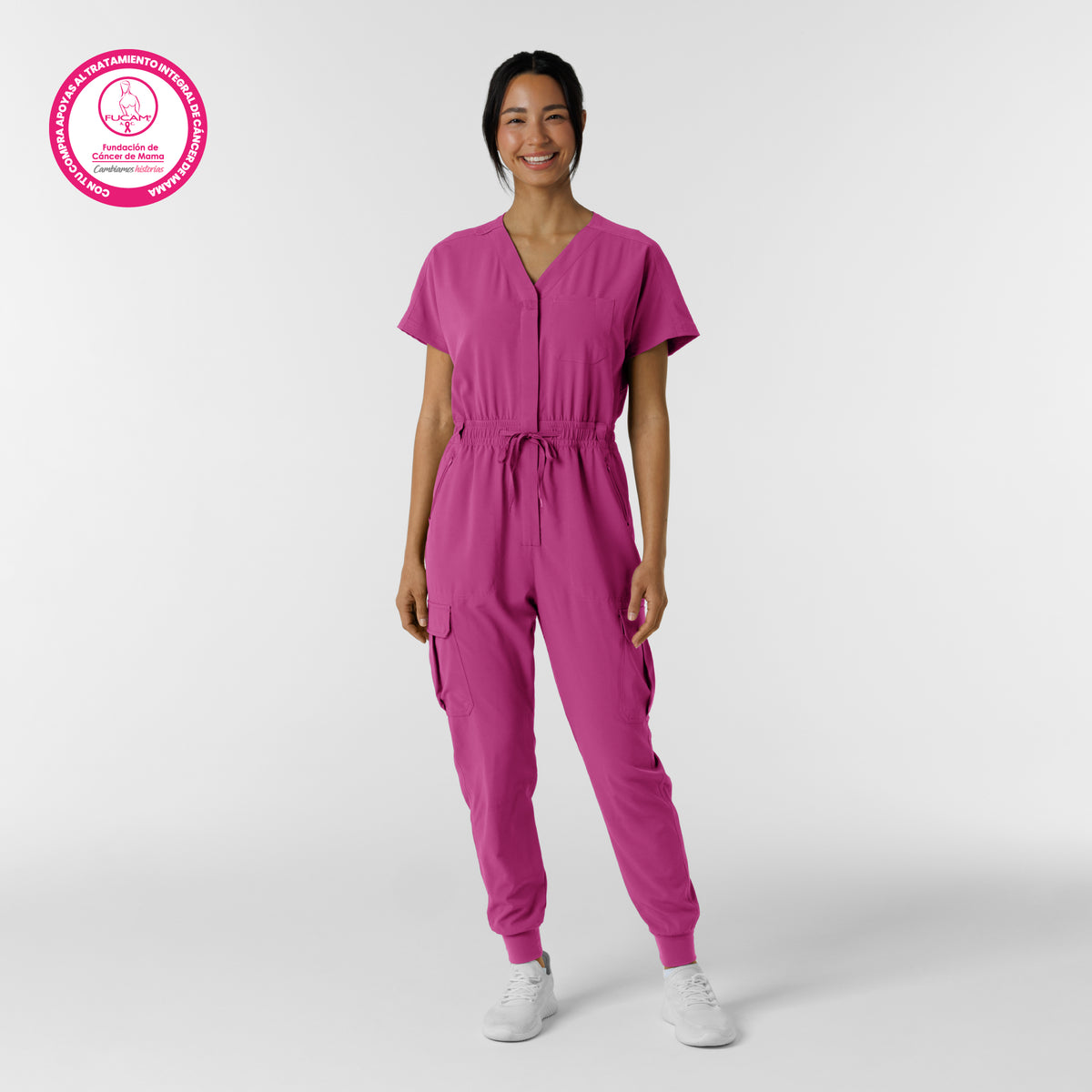 Jumper de Cuello V Tipo Cargo estilo Jogger para mujer Renew | Marca Wink