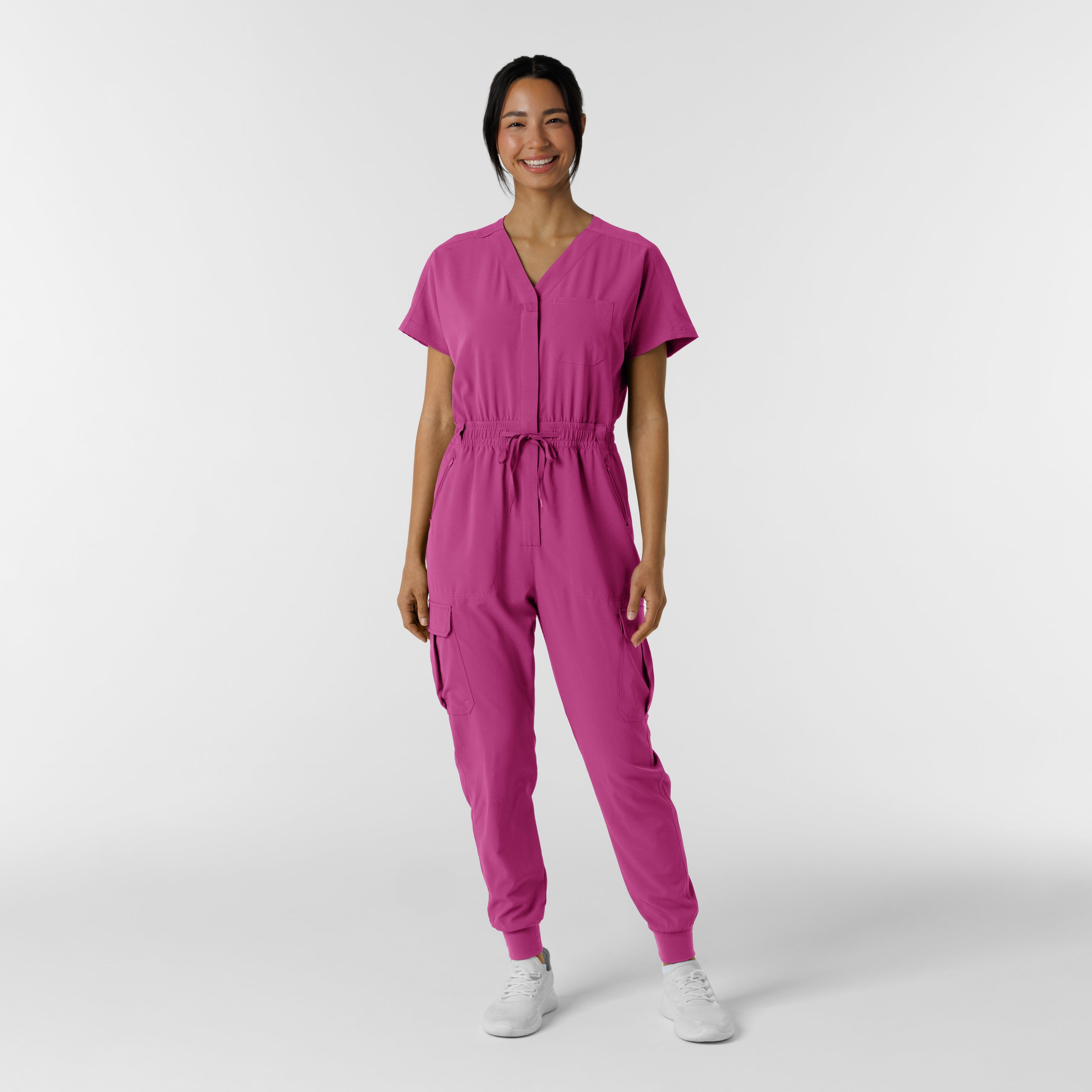 Jumper de Cuello V Tipo Cargo estilo Jogger para mujer Renew | Marca Wink