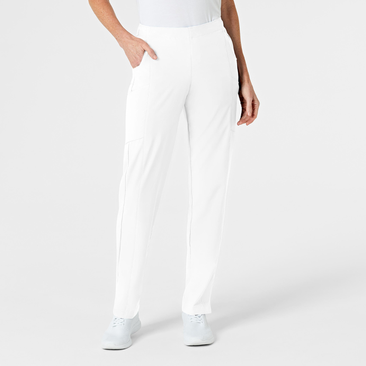 Pantalón Médico doble cargo frontal liso para mujer | Marca Wink