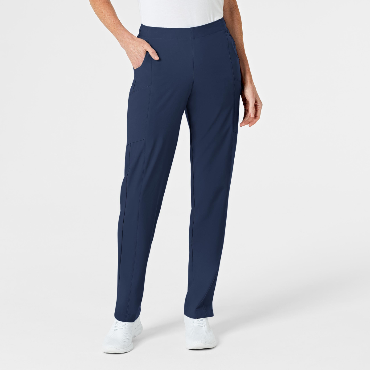 Pantalón Médico doble cargo frontal liso para mujer | Marca Wink