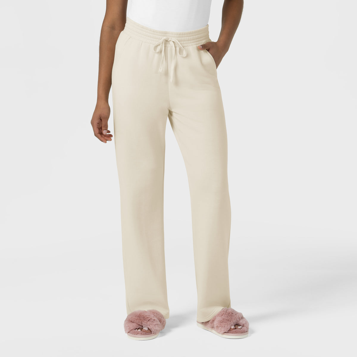 Set de Polo de Felpa y Pantalón de Felpa de Pierna Ancha - Marca Wink