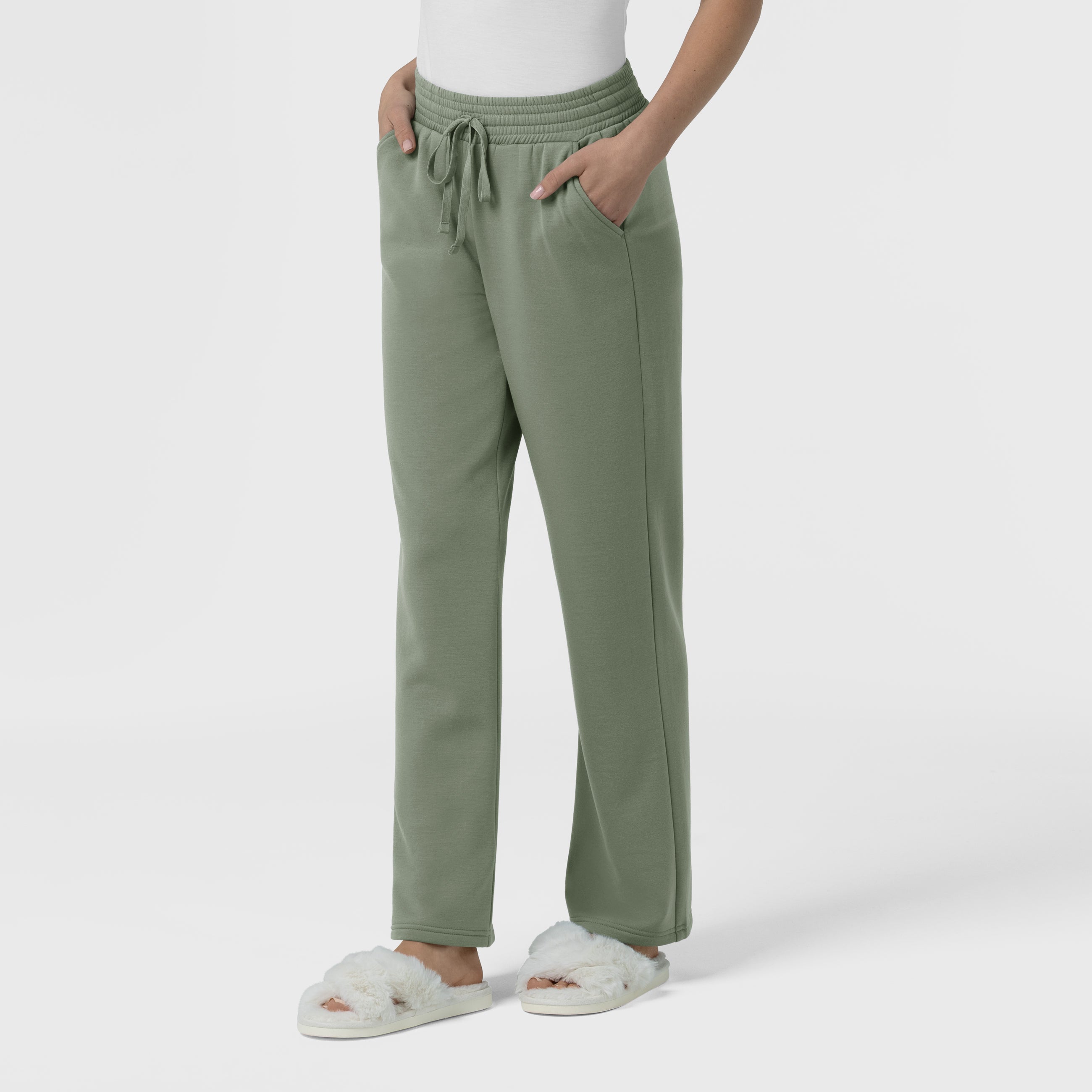 Set de Polo de Felpa y Pantalón de Felpa de Pierna Ancha - Marca Wink