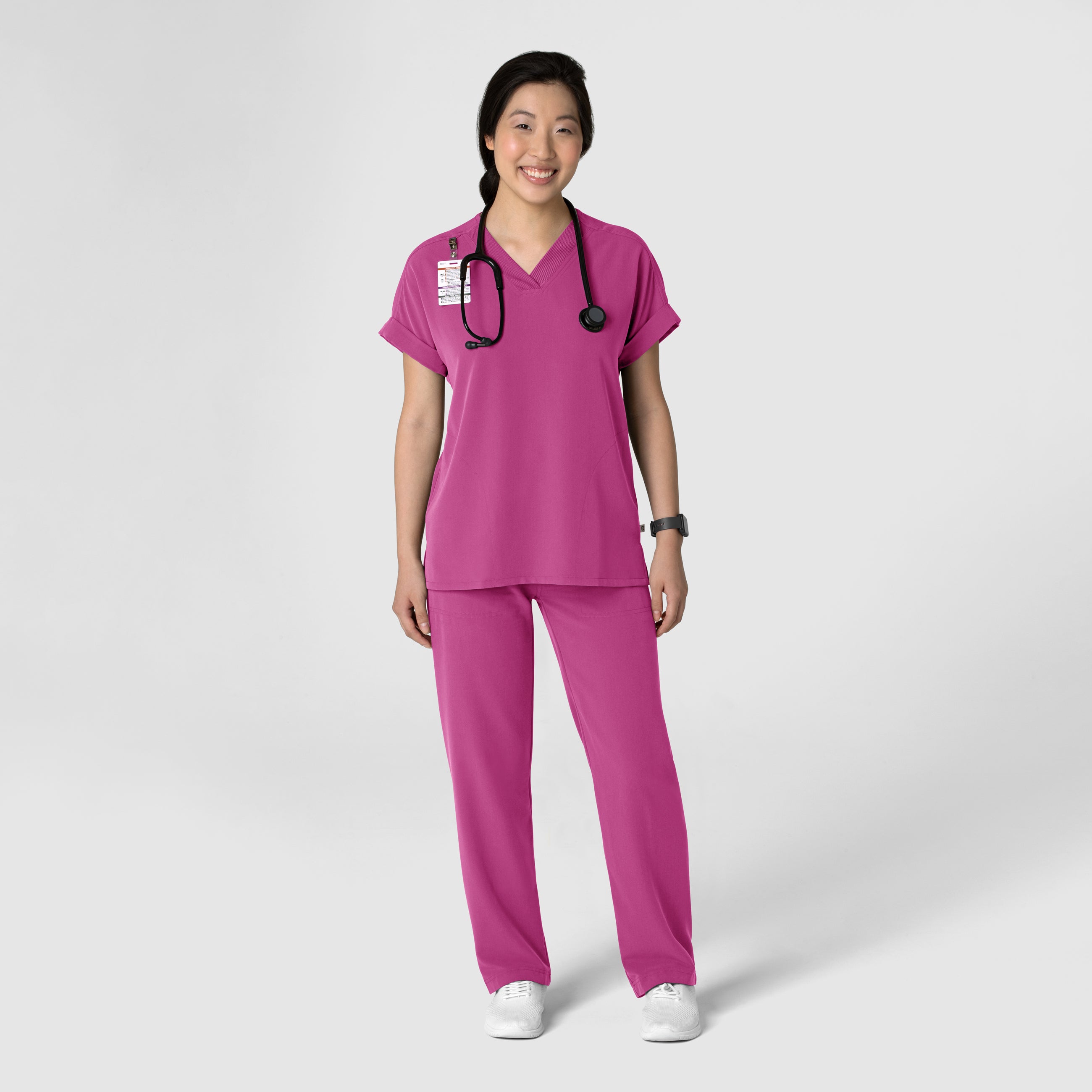 Scrub Médico de filipina de Hombros Caídos con Pantalón con Dobladillo, para Mujer Boundless - Marca Wink