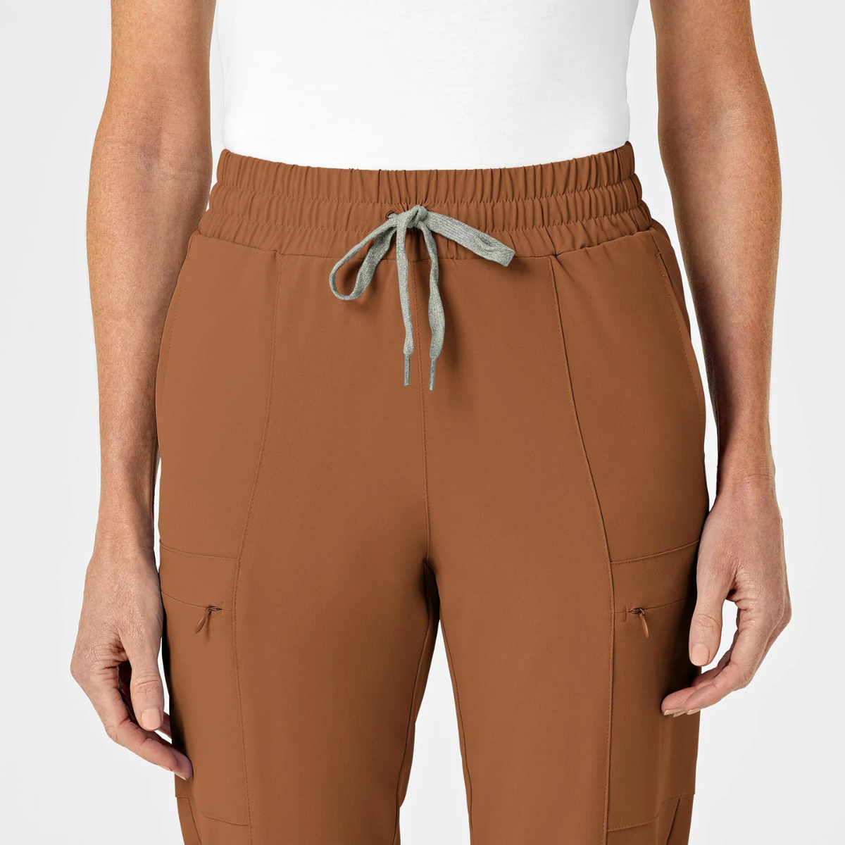 Pantalón Médico tipo cargo con cintura alta y corte estrecho para mujer | Marca Wink