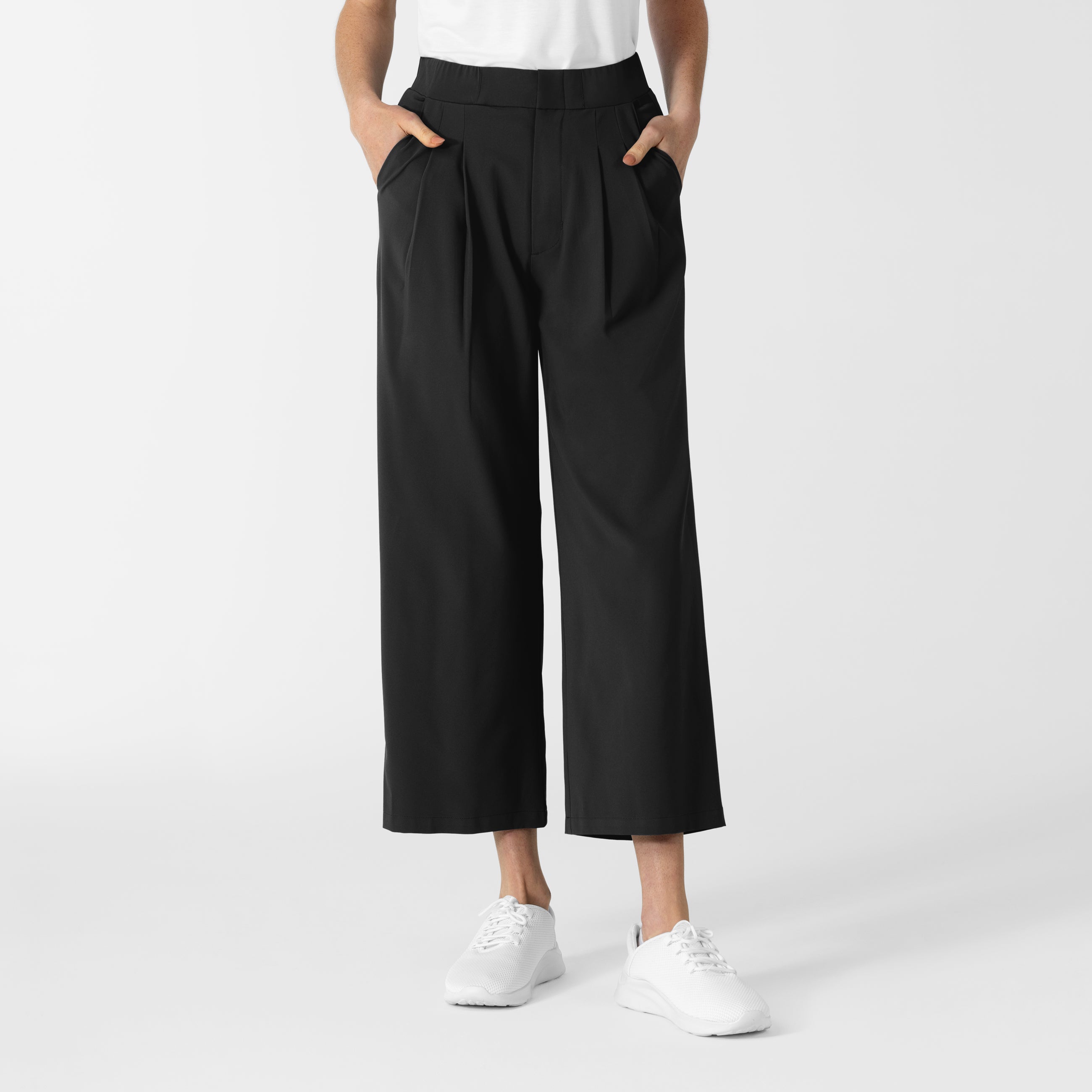 Pantalón de Pierna Ancha y Corte Cropped Renew | Marca Wink