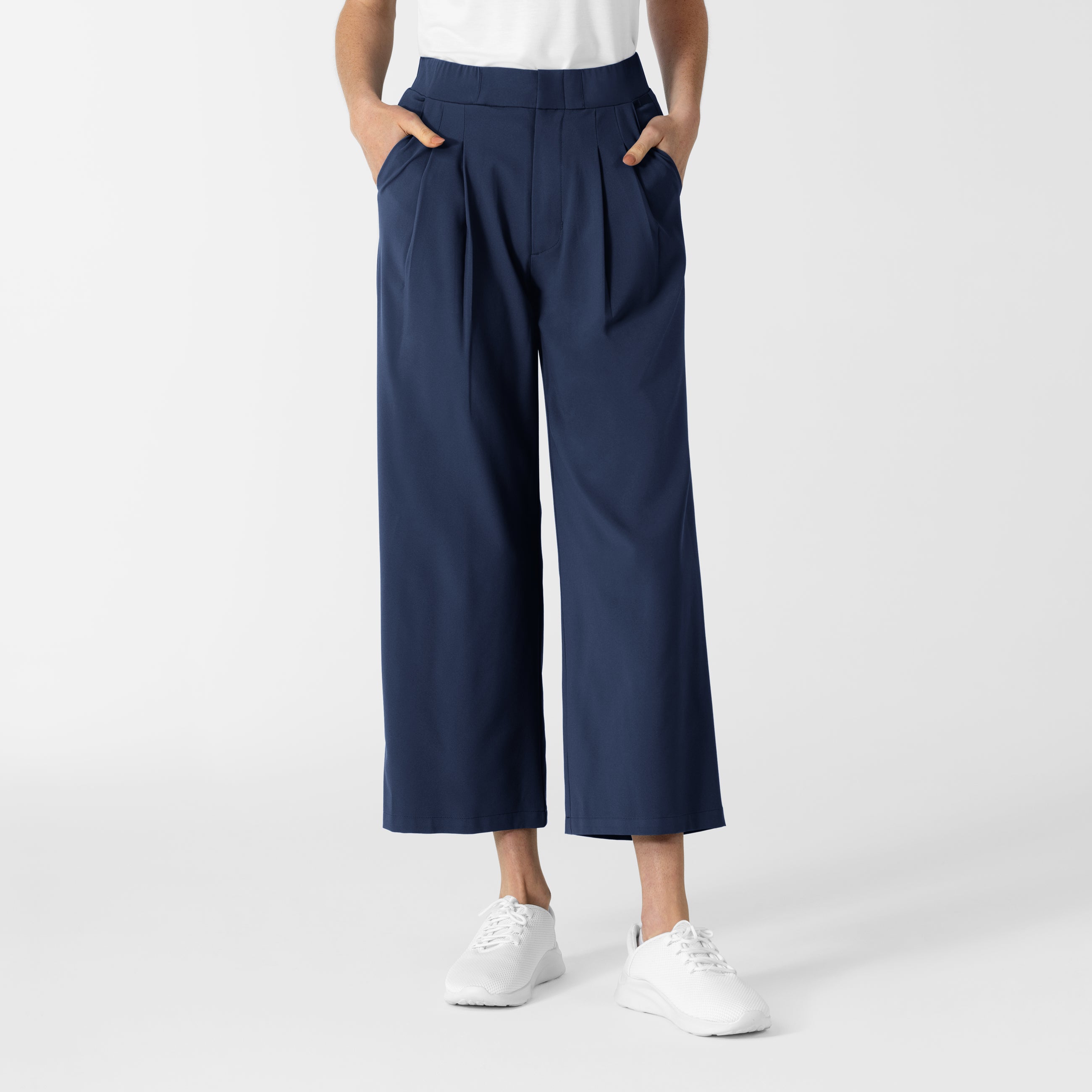 Pantalón de Pierna Ancha y Corte Cropped Renew | Marca Wink