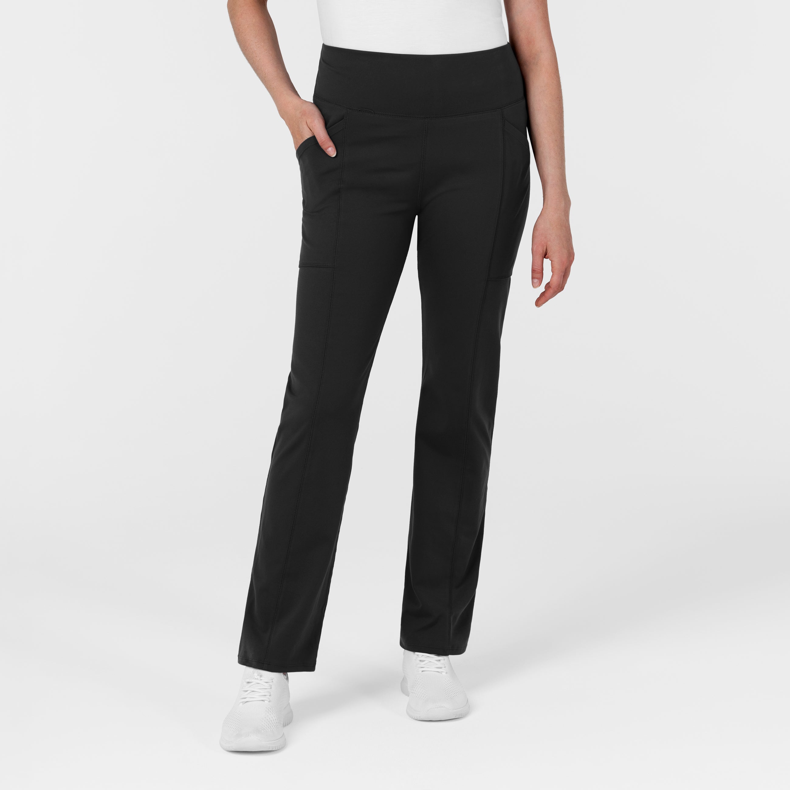Set de Blusa Médica de Manga Corta con Media Cremallera y Pantalón Corte Recto - Marca Wink