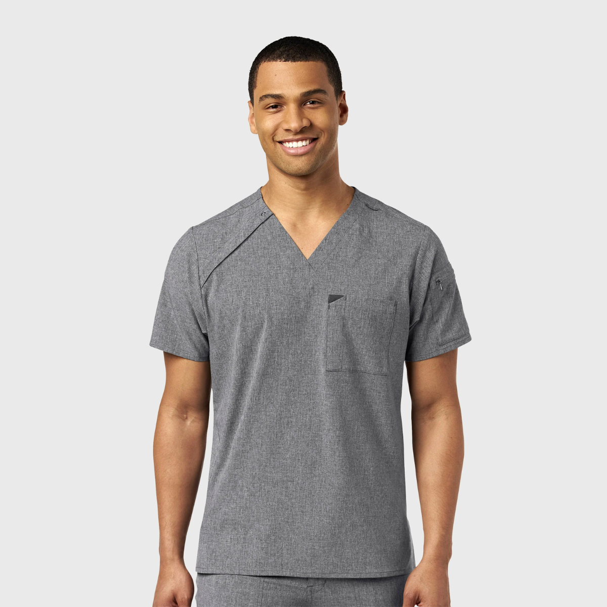 Filipina Médica con cuello V y cierre para Hombre | Marca Wink