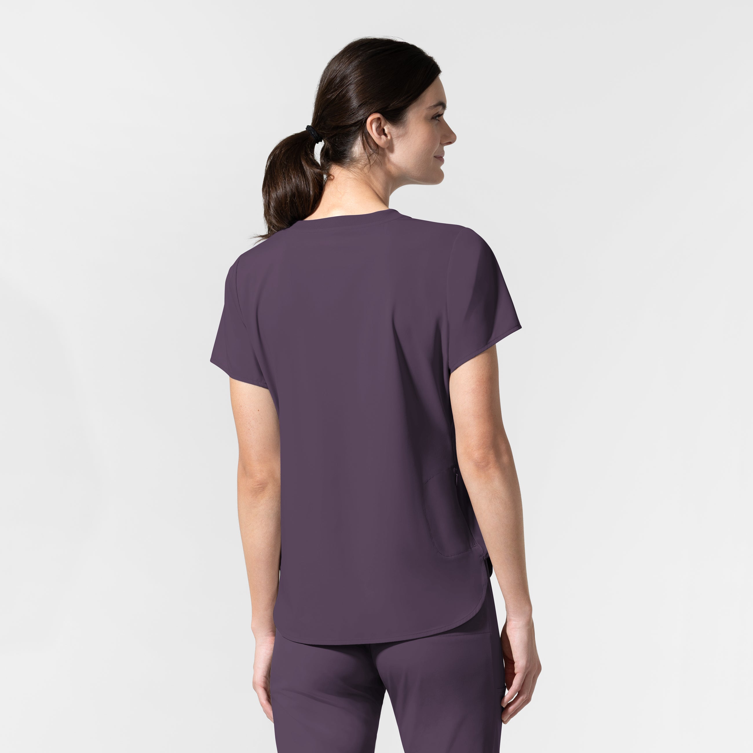 Set de Blusa Médica con Cuello Redondo y Pantalón Ajustado - Marca Wink