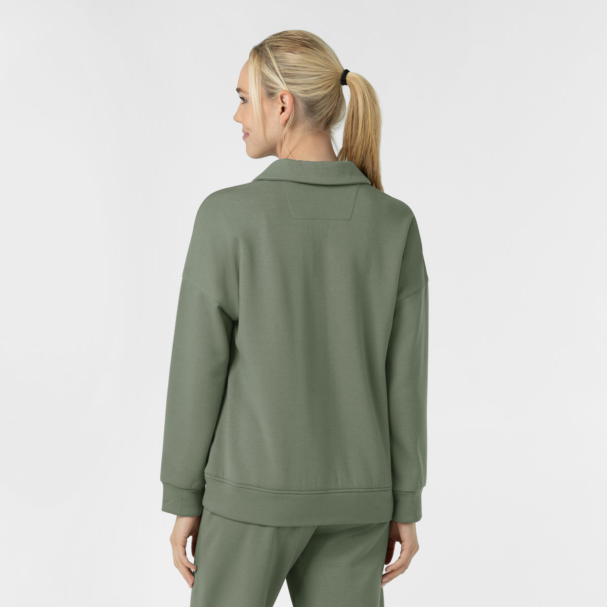 Set de Polo de Felpa y Pantalón de Felpa de Pierna Ancha - Marca Wink