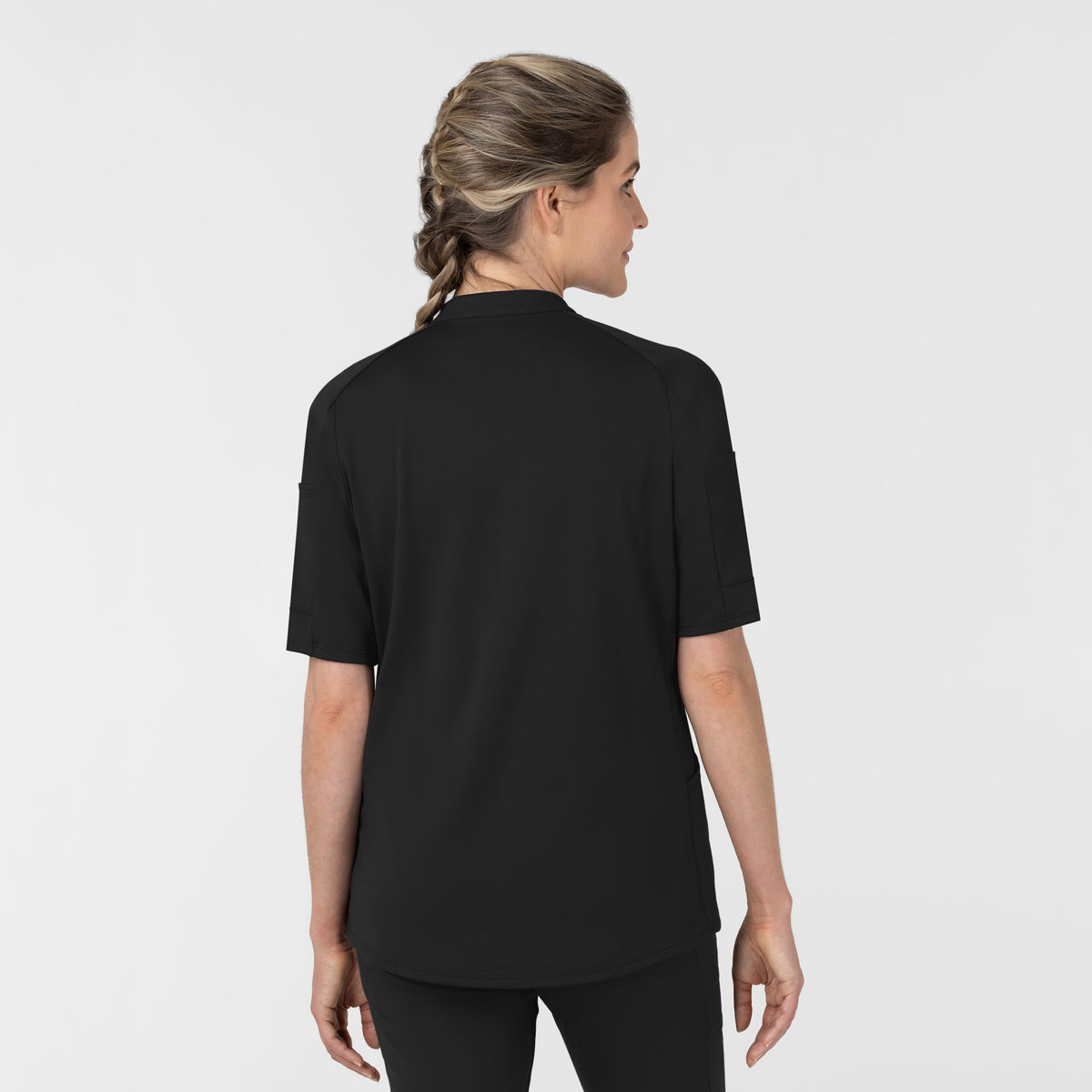 Set de Blusa Médica de Manga Corta con Media Cremallera y Pantalón Corte Recto - Marca Wink