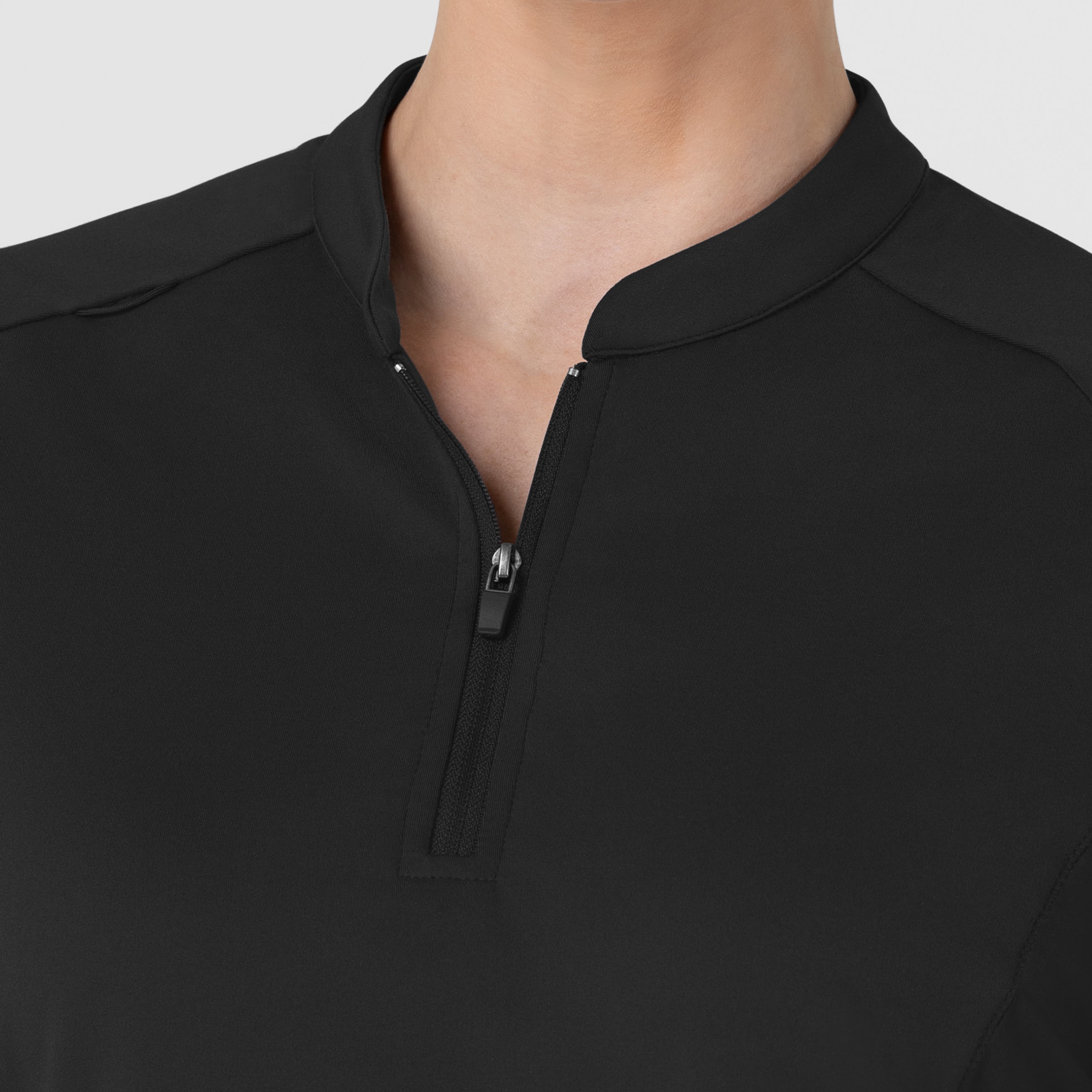 Set de Blusa Médica de Manga Corta con Media Cremallera y Pantalón Corte Recto - Marca Wink