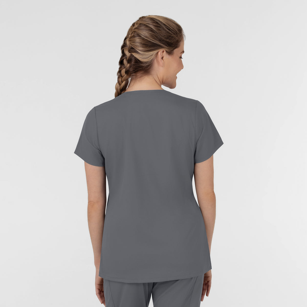 Scrub Médico repelente a liquidos, de filipina con Cuello en V con pantalón Corte Acampanado, para Mujer Boundless - Marca Wink