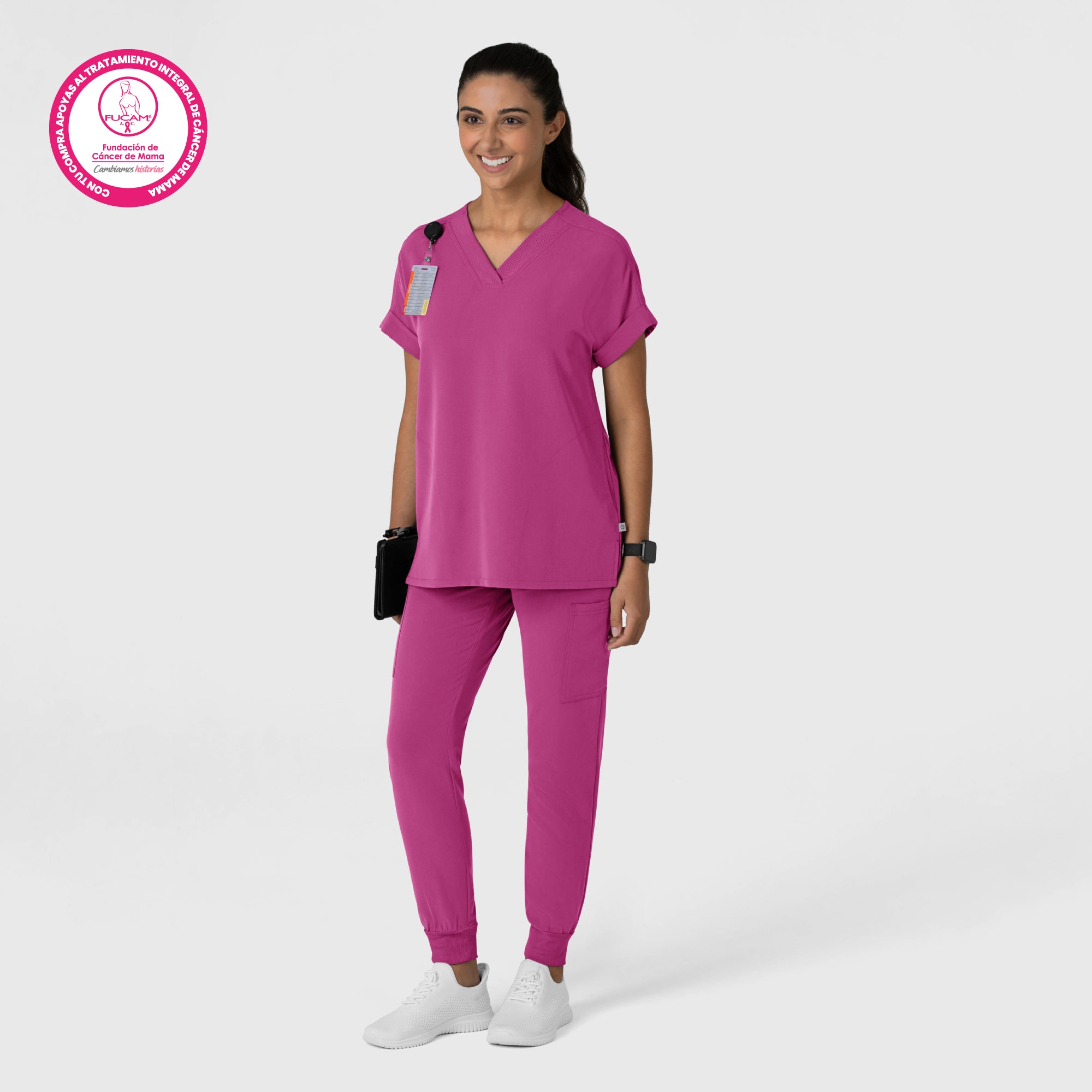 Scrub Médico de filipina de Hombros Caídos con Pantalón con Dobladillo, para Mujer Boundless - Marca Wink